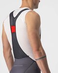 CASTELLI κοντά παντελόνια με τιράντες - COMPETIZION KIT - γκρί