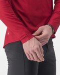 CASTELLI θερινές μακρυμάνικες φανέλες - TRAIL TECH 2 - κόκκινο
