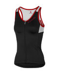 CASTELLI αμάνικες φανέλες - SOLARE LADY - μαύρο/λευκό/κόκκινο