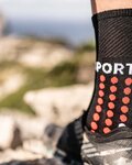 COMPRESSPORT κάλτσες κλασικές - ULTRA TRAIL - μαύρο