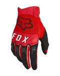 FOX γάντια με μακριά δάχτυλα - DIRTPAW GLOVE - μαύρο/κόκκινο