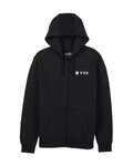 FOX φούτερ - ABSOLUTE FLEECE ZIP - μαύρο