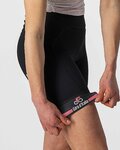CASTELLI κοντά παντελόνια χωρίς ιμάντες - GIRO D'ITALIA 2024 W - μαύρο/ροζ