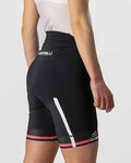 CASTELLI κοντά παντελόνια χωρίς ιμάντες - GIRO D'ITALIA 2024 W - μαύρο/ροζ
