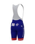 ALÉ κοντά παντελόνια με τιράντες - GROUPAMA FDJ 2022 - κόκκινο/λευκό/μπλε