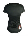 HAVEN κοντομάνικες φανέλα - AMAZON LADY MTB - μαύρο/κόκκινο