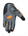 HAVEN γάντια με μακριά δάχτυλα - SINGLETRAIL LONG - μαύρο/πορτοκαλί