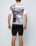 HOLOKOLO κοντή φανέλα και κοντό παντελόνι - CLASH - λευκό/μαύρο