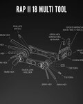 LEZYNE εργαλεία - RAP II 18 - μαύρο