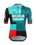 LE COL κοντομάνικες φανέλα - BORA HANSGROHE 2022 - μαύρο/κόκκινο/πράσινο