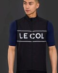 LE COL γιλέκα - SPORT LOGO GILET - λευκό/μαύρο
