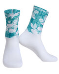 MONTON κάλτσες κλασικές - WILDFLOWER - πράσινο/λευκό