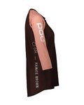 POC κοντομάνικες φανέλα - MTB PURE 3/4 LADY - καφέ/ροζ