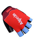 γάντια με κοντά δάχτυλο - KATUSHA 2017 - μπορντό/κόκκινο/γαλάζιο