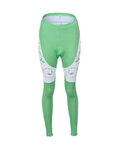 μακριά παντελόνια χωρίς τιράντες - CYCLINGBOX LADY SMR - λευκό/πράσινο