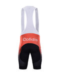 BONAVELO κοντά παντελόνια με τιράντες - COFIDIS 2020 - κόκκινο/μαύρο