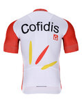 BONAVELO κοντομάνικες φανέλα - COFIDIS 2021 - λευκό/κόκκινο