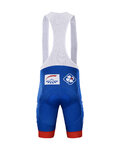 BONAVELO κοντά παντελόνια με τιράντες - GROUPAMA FDJ 2021 - λευκό/κόκκινο/μπλε