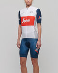 BONAVELO κοντή φανέλα και κοντό παντελόνι - TREK 2021 - λευκό/μπλε/κόκκινο