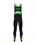 SANTINI μακριά παντελόνια με τιράντες - COMMAND WINTER - πράσινο/μαύρο