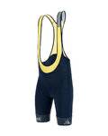 SANTINI κοντά παντελόνια με τιράντες - LA VUELTA 2020 - κίτρινο/μαύρο