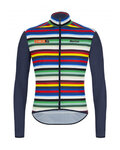 SANTINI αντιανεμικά μπουφάν - LA VUELTA 2021 SINTX - μπλε/πολύχρωμο