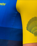 SANTINI κοντομάνικες φανέλα - LA VUELTA 2021 - κίτρινο/μπλε
