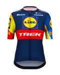 SANTINI κοντομάνικες φανέλα - LIDL TREK 2024 LADY - κίτρινο/κόκκινο/μπλε