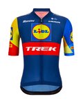 SANTINI κοντομάνικες φανέλα - LIDL TREK 2024 TEAM ORIGINAL - κόκκινο/κίτρινο/μπλε