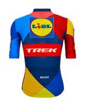 SANTINI κοντομάνικες φανέλα - LIDL TREK 2024 TEAM ORIGINAL - κόκκινο/κίτρινο/μπλε