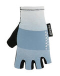 SANTINI γάντια με κοντά δάχτυλο - REDUX FORTUNA AERO - λευκό/γαλάζιο