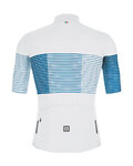 SANTINI κοντομάνικες φανέλα - TONO FRECCIA - μπλε/λευκό
