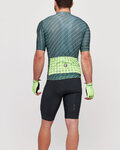 SANTINI κοντή φανέλα και κοντό παντελόνι - SLEEK DINAMO - πράσινο/μαύρο