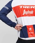 SANTINI αντιανεμικά μπουφάν - TREK SEGAFREDO 2021 - κόκκινο/λευκό/μπλε