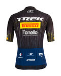 SANTINI κοντομάνικες φανέλα - TREK PIRELLI 2021 - μαύρο/λευκό/κίτρινο
