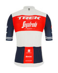 SANTINI κοντομάνικες φανέλα - TREK SEGAFREDO 2021 - κόκκινο/λευκό/μπλε