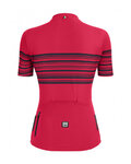 SANTINI κοντομάνικες φανέλα - TONO PROFILO LADY - ροζ/μαύρο