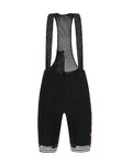 SANTINI κοντά παντελόνια με τιράντες - TREK 2019 VANTA - μαύρο