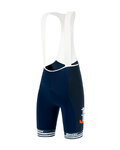 SANTINI κοντά παντελόνια με τιράντες - TREK SEGAFREDO 2020 - μπλε