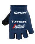 SANTINI γάντια με κοντά δάχτυλο - TREK SEGAFREDO 2021 - μπλε