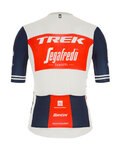 SANTINI κοντομάνικες φανέλα - TREK SEGAFREDO 2020 - λευκό/μπλε/κόκκινο