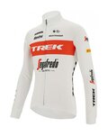 SANTINI χειμερινές μακρυμάνικες φανέλες - TREK SEGAFREDO 2022 WINTER - λευκό/κόκκινο