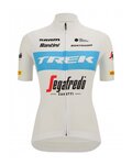 SANTINI κοντομάνικες φανέλα - TREK SEGAFREDO 2022 LADY FAN LINE - μπλε/λευκό