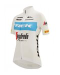 SANTINI κοντομάνικες φανέλα - TREK SEGAFREDO 2022 LADY FAN LINE - μπλε/λευκό