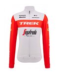 SANTINI χειμερινές μακρυμάνικες φανέλες - TREK SEGAFREDO 2023 WINTER - κόκκινο/λευκό
