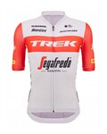 SANTINI κοντομάνικες φανέλα - TREK SEGAFREDO 2023 ORIGINAL - κόκκινο/λευκό