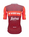 SANTINI κοντομάνικες φανέλα - TREK SEGAFREDO 2023 ORIGINAL - κόκκινο/λευκό
