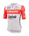 SANTINI κοντομάνικες φανέλα - TREK SEGAFREDO 2023 ORIGINAL - κόκκινο/λευκό