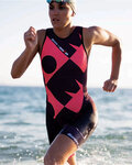SANTINI φόρμες - X IRONMAN LADY CUPIO - ροζ/μπορντό