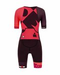 SANTINI φόρμες - X IRONMAN CUPIO LADY - ροζ/μπορντό